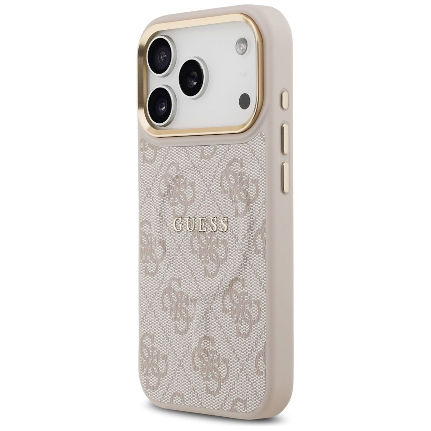 Guess Smartphone-Hülle Guess Apple iPhone 17 Pro Max 4G PU Classic Logo MagSafe Schutzhülle