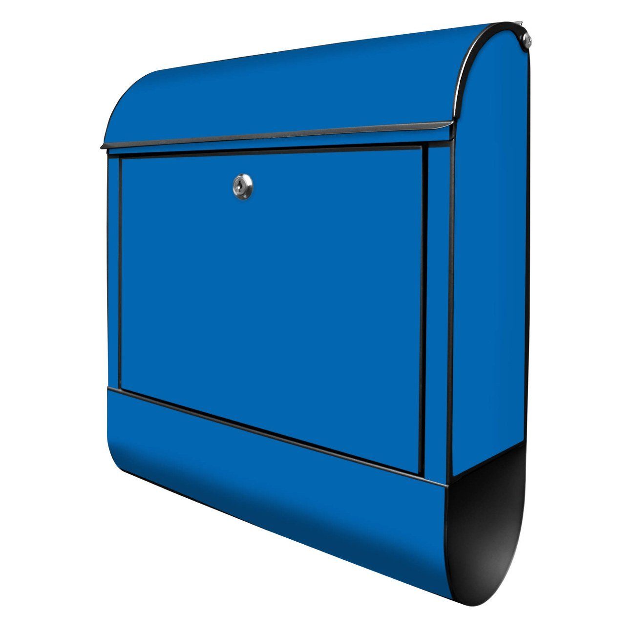 banjado Wandbriefkasten Stahl Signalblau (Wandbriefkasten witterungsbeständ günstig online kaufen