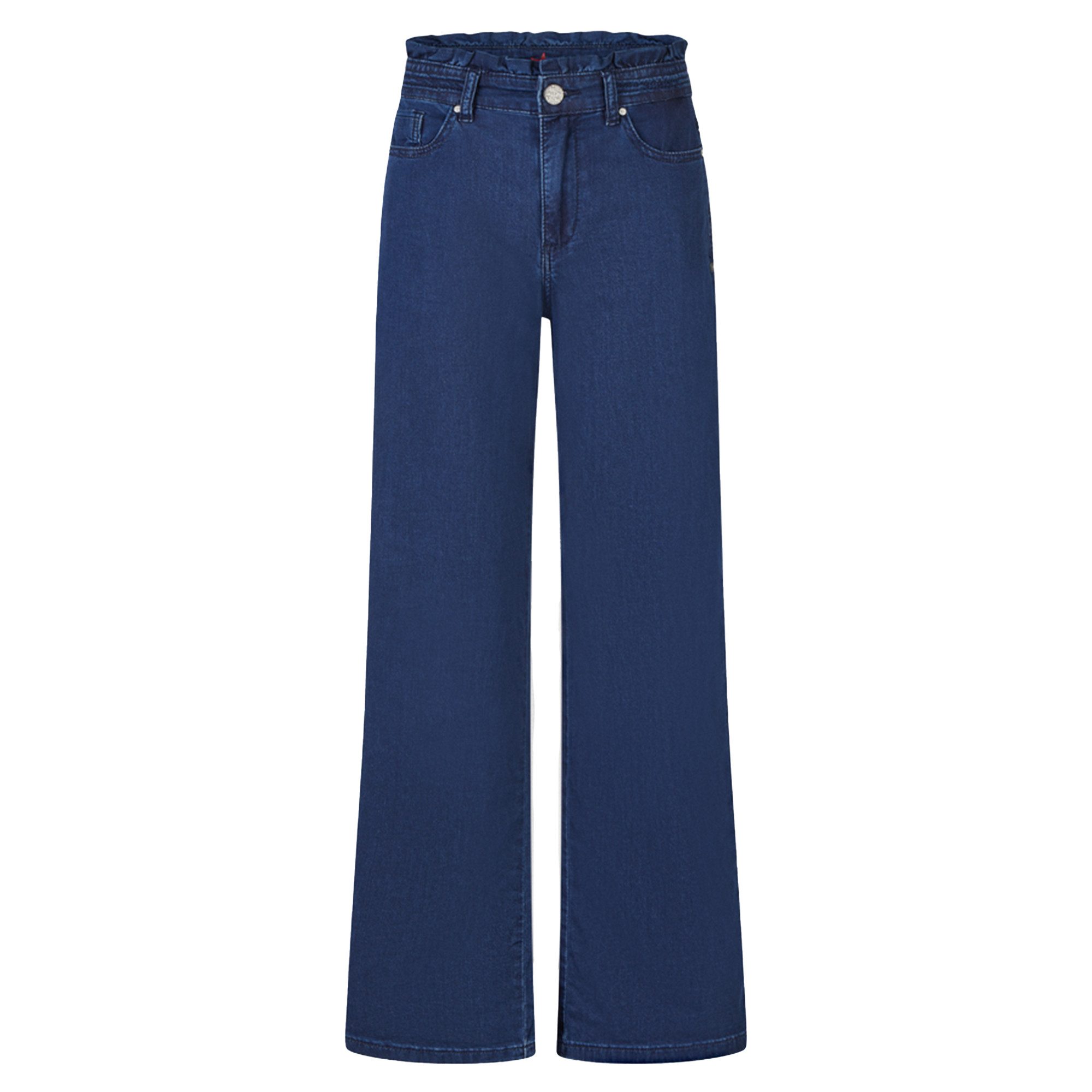 Buena Vista Gerade Jeans Ruffled Wide Leg light denim