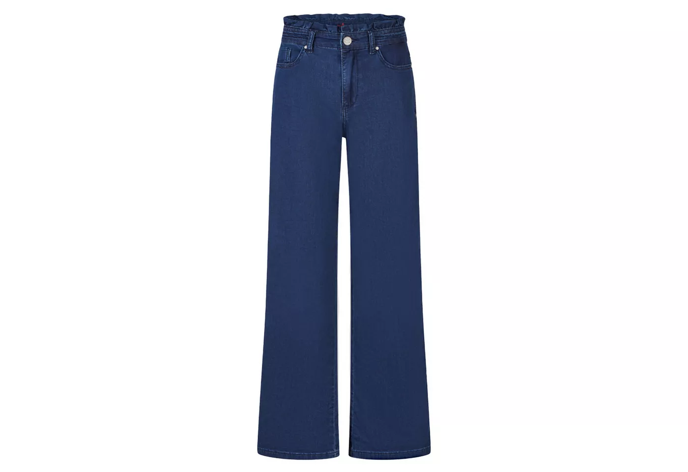 Buena Vista Gerade Jeans Ruffled Wide Leg light denim