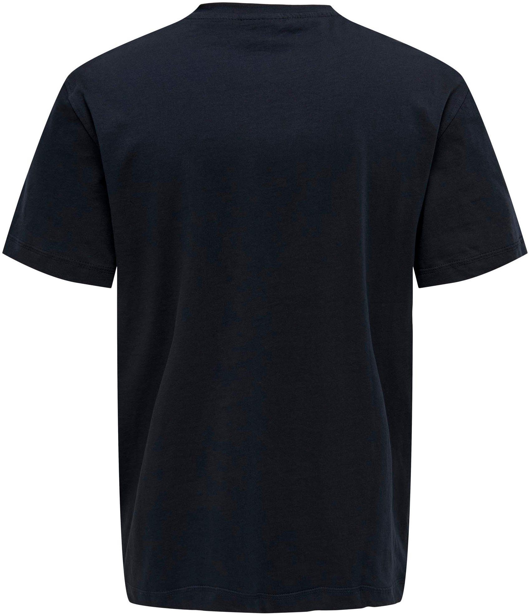 SONS ONLY STITCH Dark TEE NOOS Navy LIFE & ONSMAX Rundhalsshirt SS