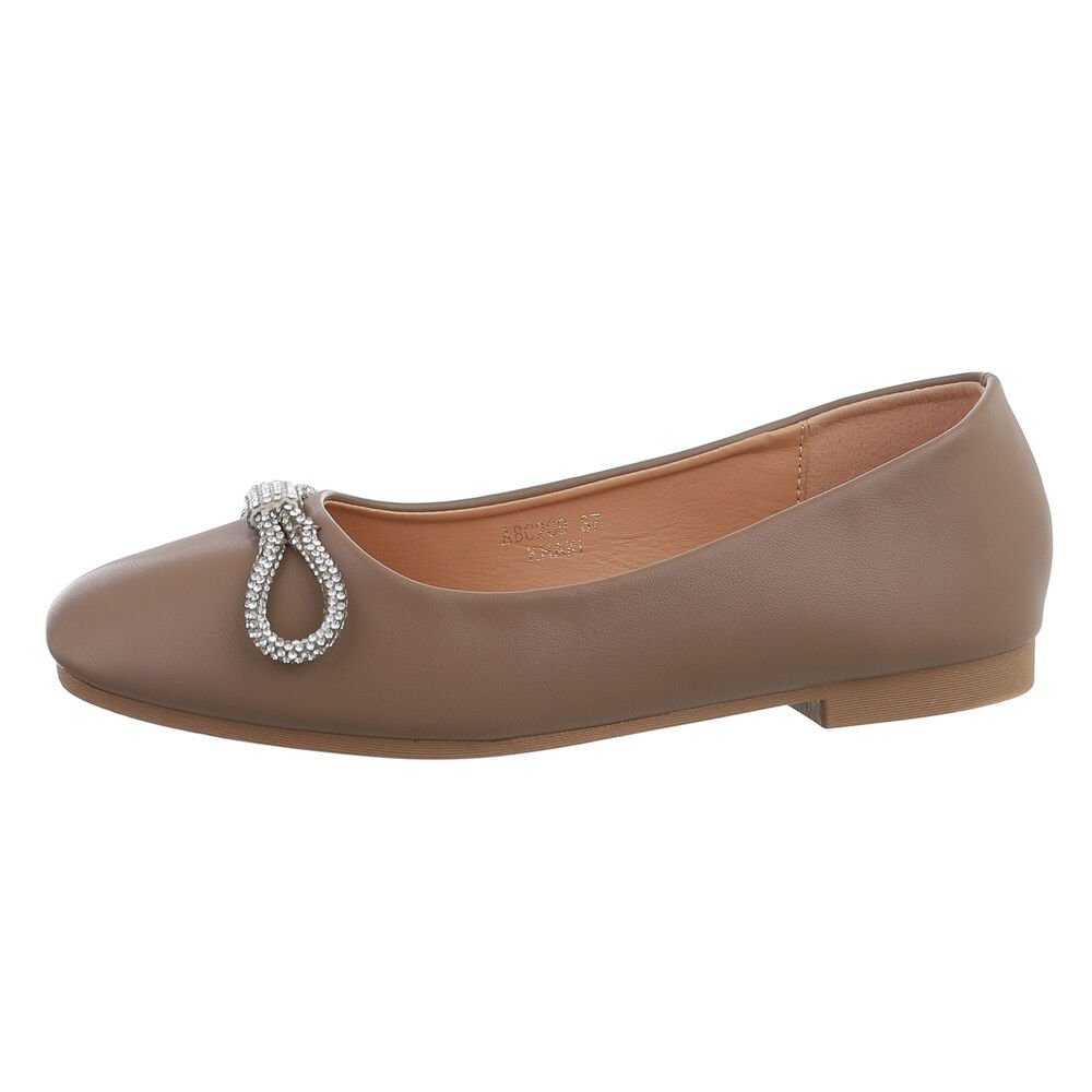 Ital-Design Damen Schlupfschuhe Elegant Ballerina (81137537) Blockabsatz Kl günstig online kaufen