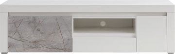 Home affaire Lowboard Stone Marble, mit einem edlen Marmor-Optik Dekor, Breite 180 cm