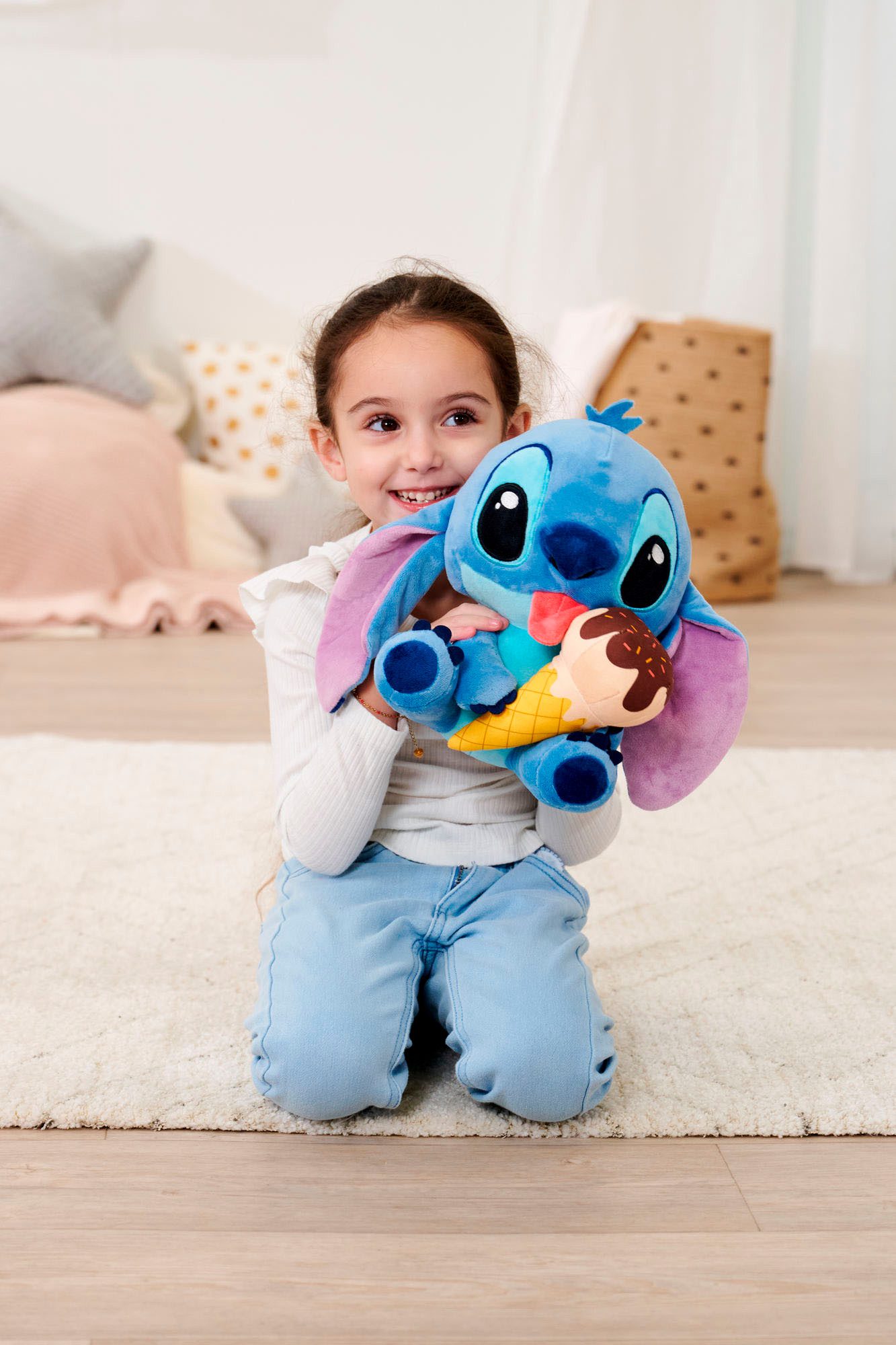 SIMBA Plüschfigur Disney Stitch mit Eiscreme, günstig online kaufen