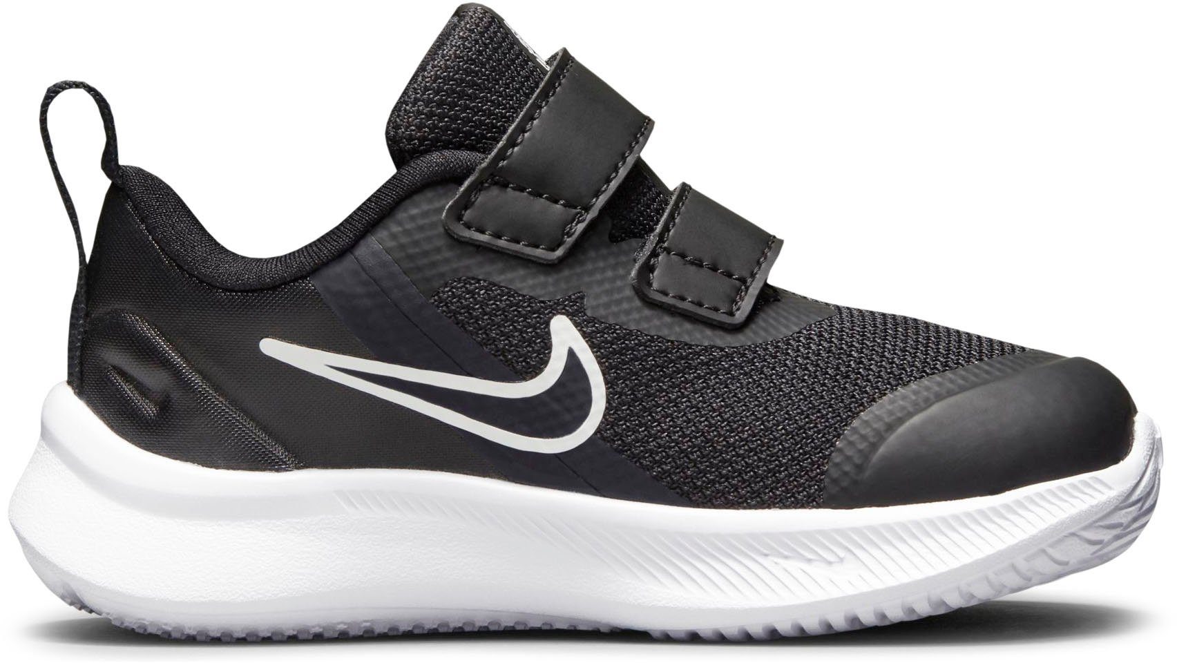 Nike STAR RUNNER 3 (TD) Laufschuh schwarz-grau Klettverschluss mit