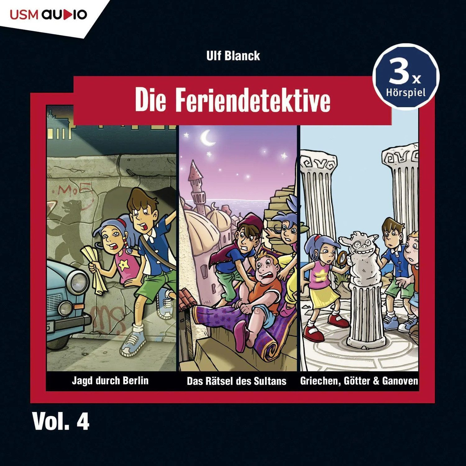 United Soft Media Hörspiel Die Feriendetektive 3-er Hörbox 04