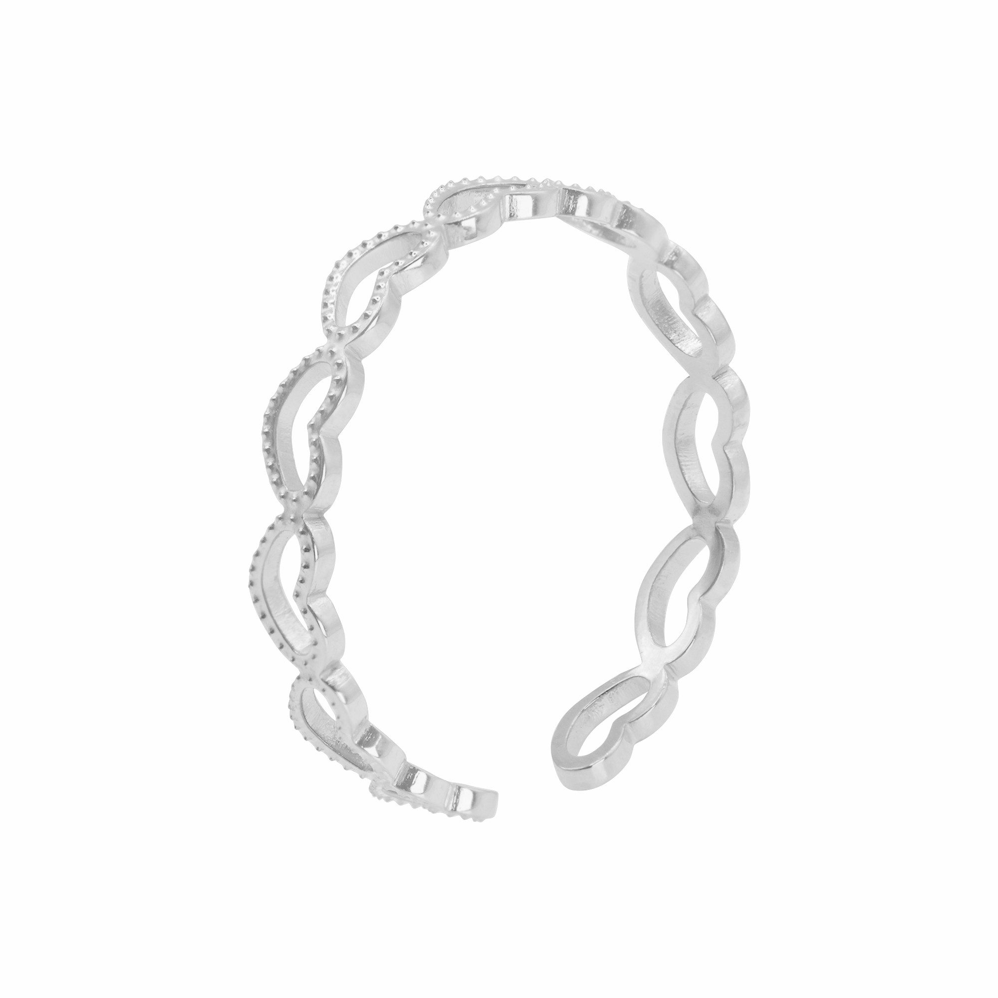 Fingerring Piar silberfarben