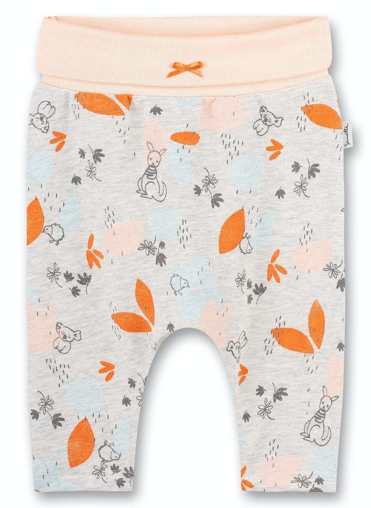 Sanetta Sweathose Baby Mädchen Sweathose mit Allover-Print Baumwollmix