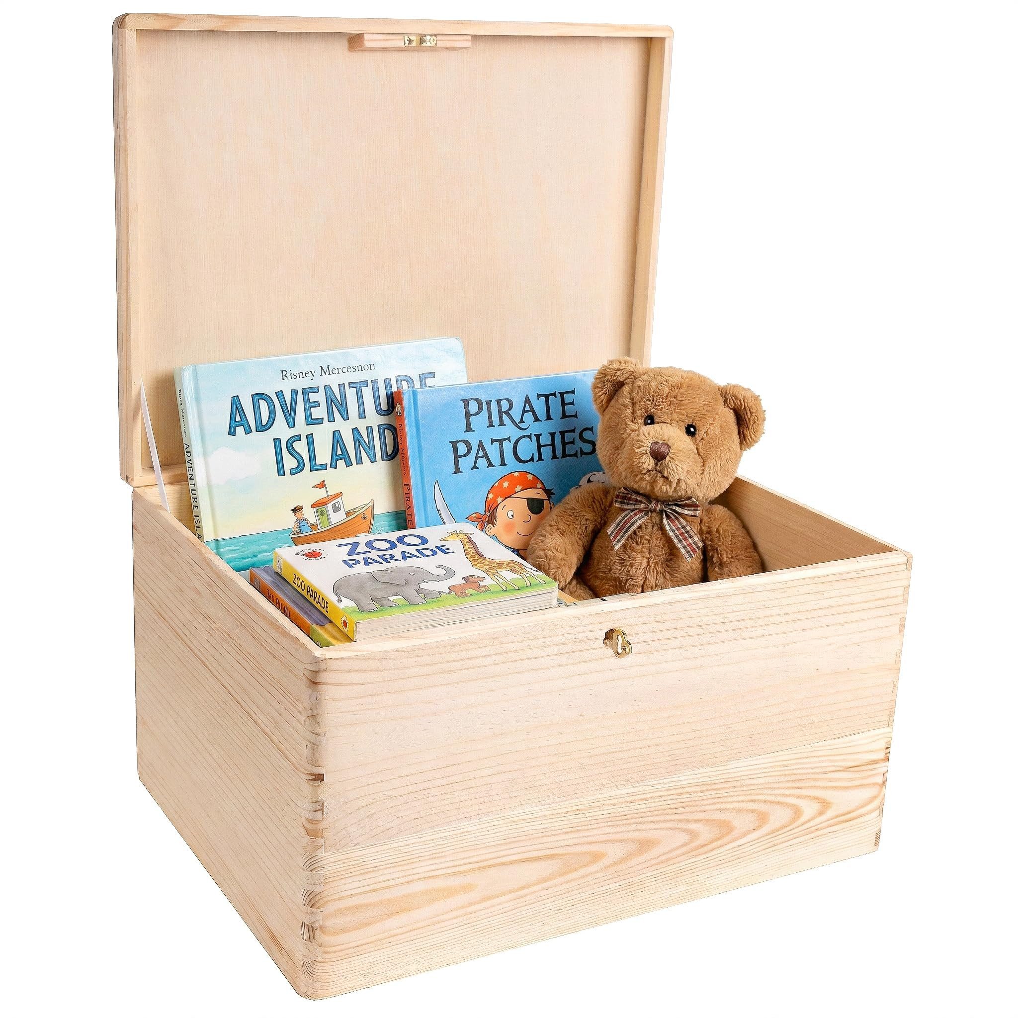 Creative Deco Aufbewahrungsbox mit Deckel und Schlüssel