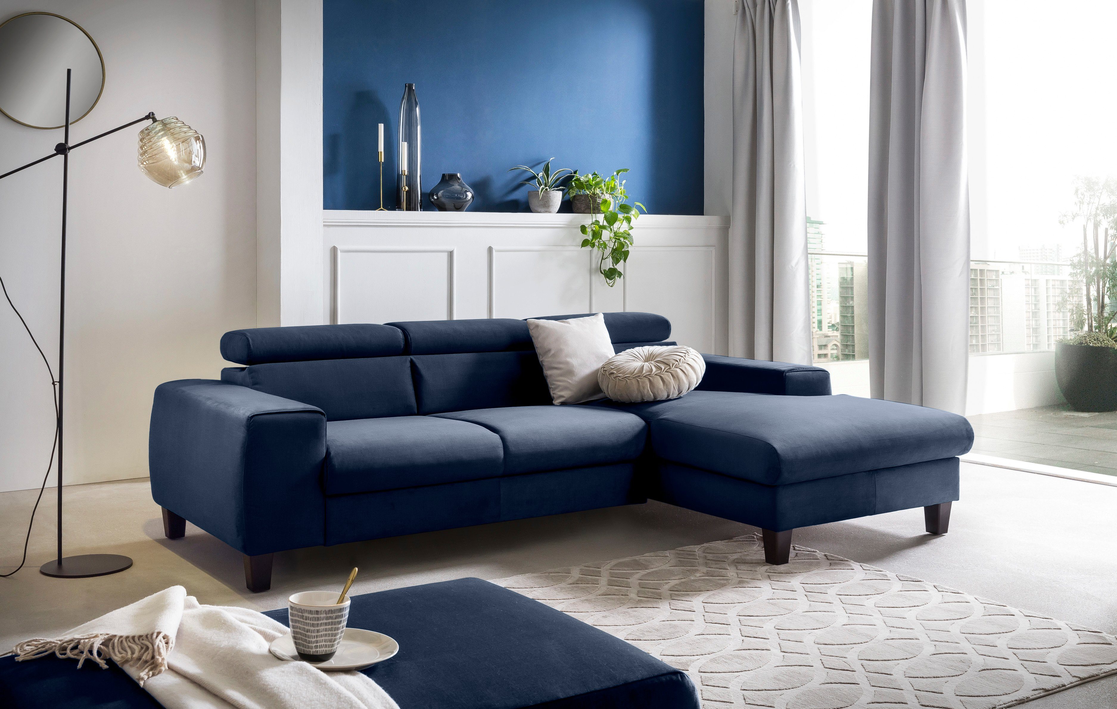 COTTA Ecksofa Morven L-Form mit Kopfteilverstellung, günstig online kaufen