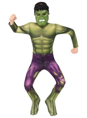 Metamorph Kostüm Avengers - Hulk Classic Kostüm für Kinder, Der grüne Marvel-Superheld im klassischen Look mit zerrissener Hose
