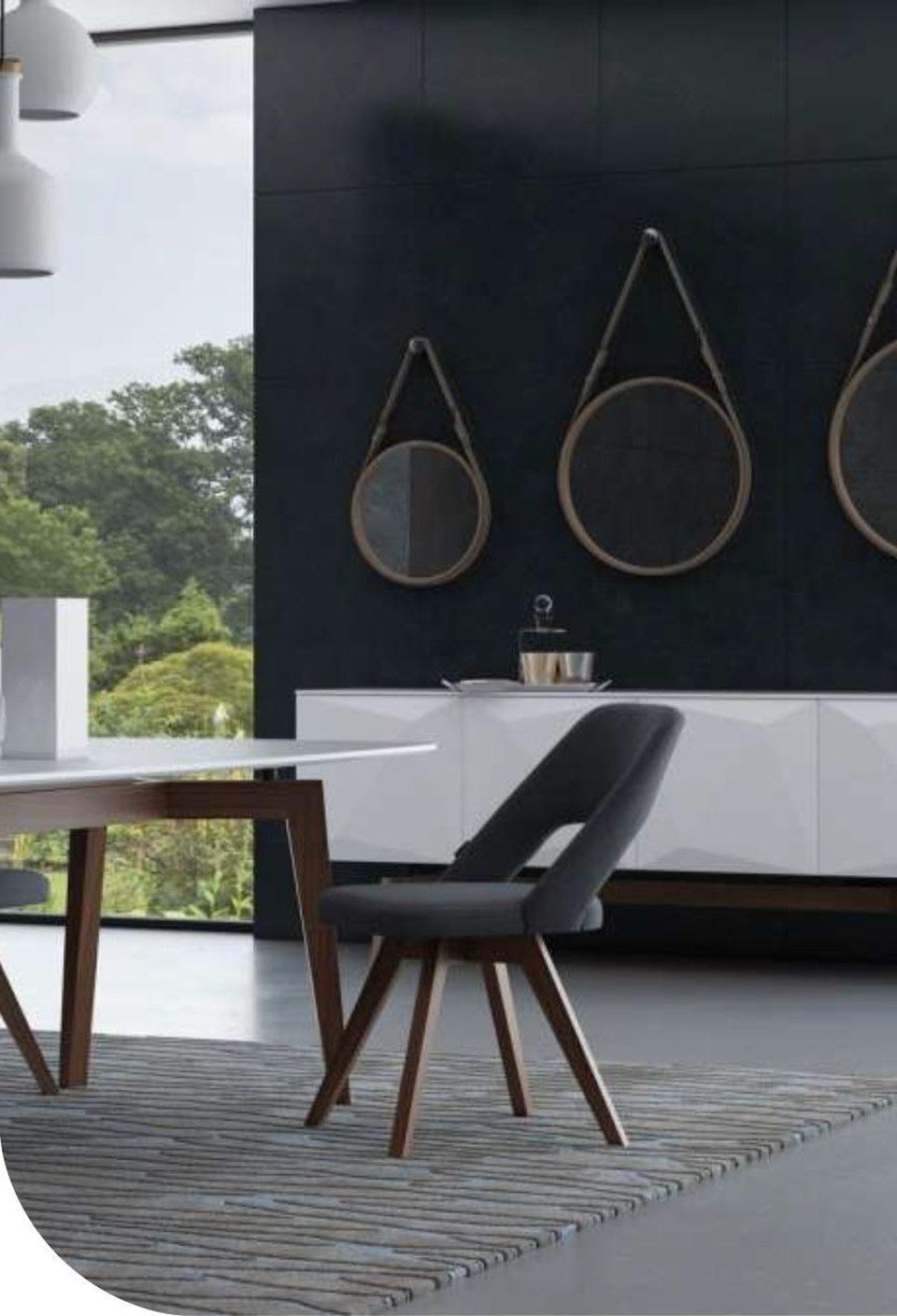 Xlmoebel Sideboard Weißes Luxus Holzmöbel mit Stauraum für das Esszimmer (Sideboard, ca. 220 x 58 x 56 cm), Made in Europa