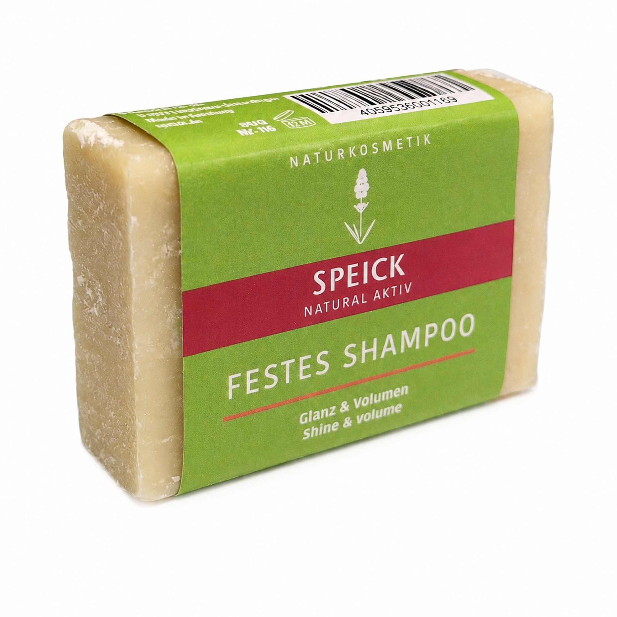 Speick Naturkosmetik GmbH & Co. KG Haarseife SPEICK natural Aktiv festes Shampoo Glanz & Volum.