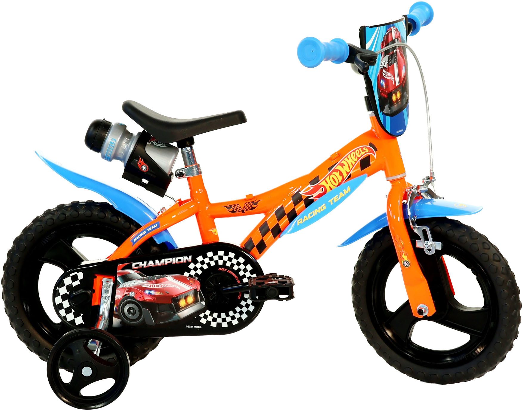 Dino Bikes Kinderfahrrad Hot Wheels 12" Kinderfahrrad 2-4 Jahre, 1 Gang, ohne Schaltung