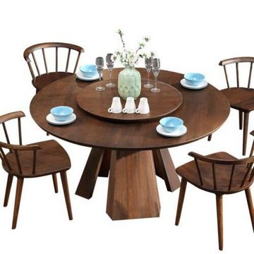 JVmoebel Esstisch, Rund Tisch Ess Zimmer Runde Holz Tische Designer Original