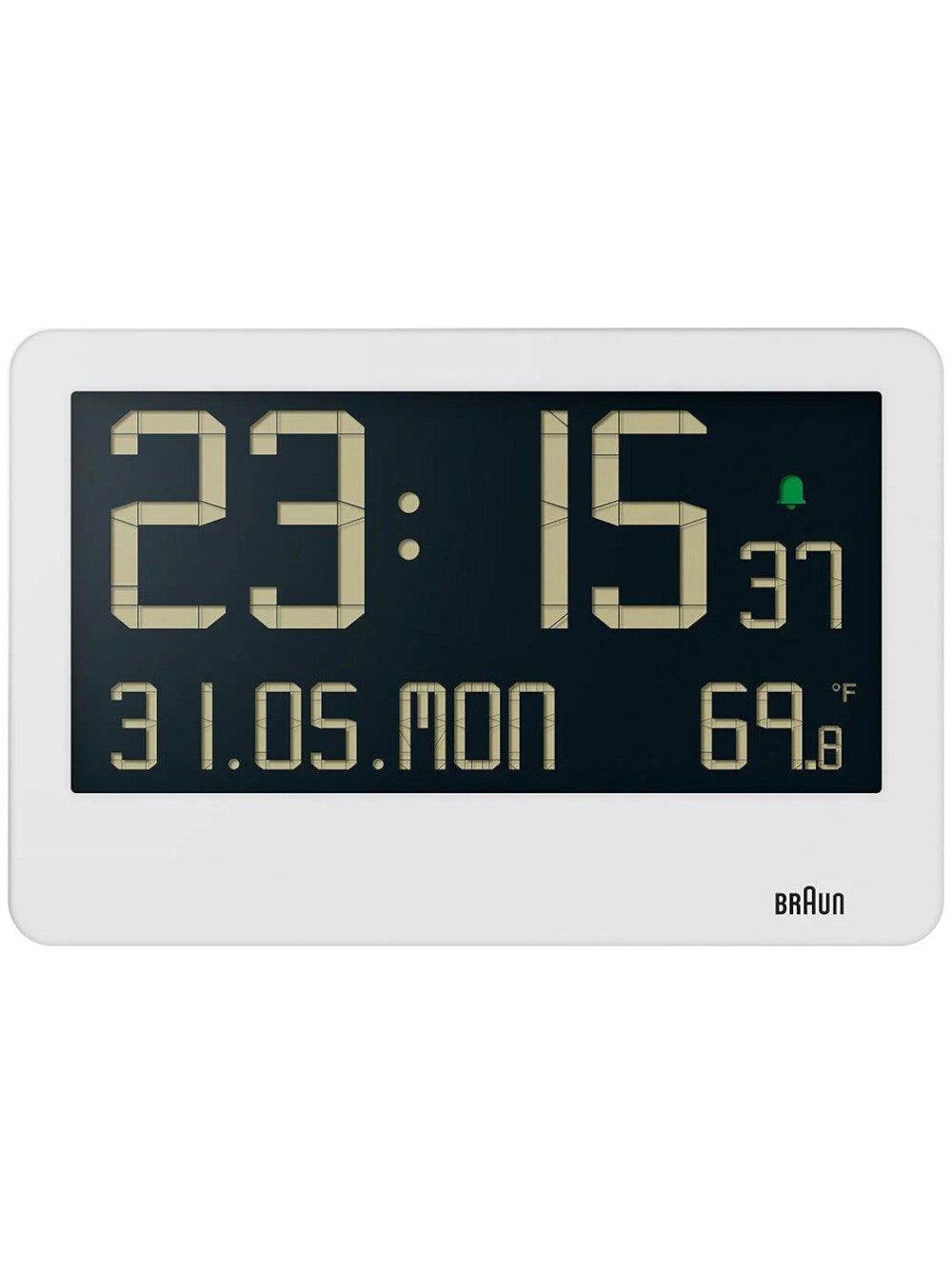 Braun Wecker Braun BC14W-DCF Digital Funk Wanduhr Wecker 261mm