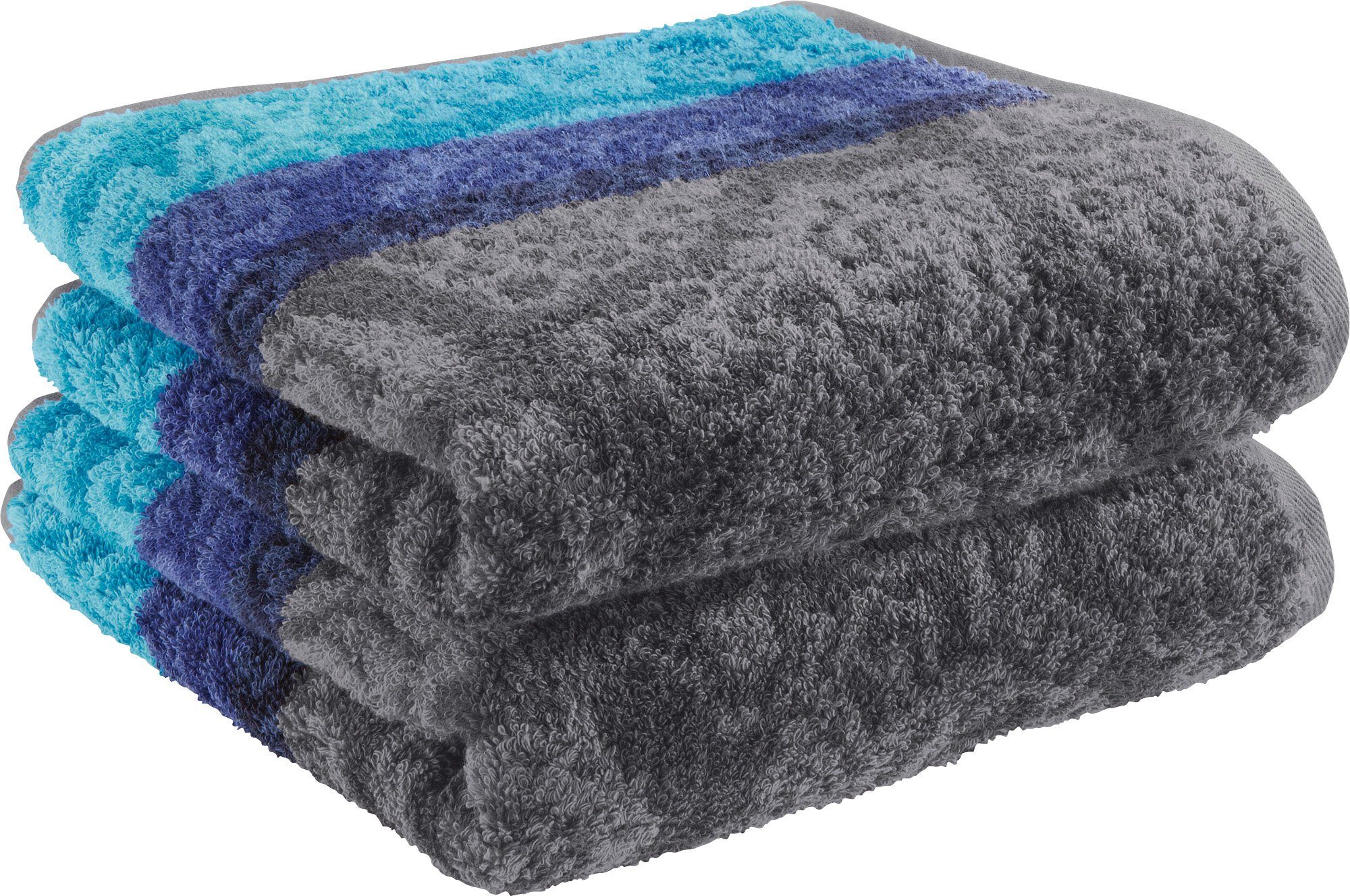 Erwin Müller Duschtuch Duschtuch "Paisley" 2er-Pack, Frottier/Jacquard, Walk-Frottier Paisley/Ornamente