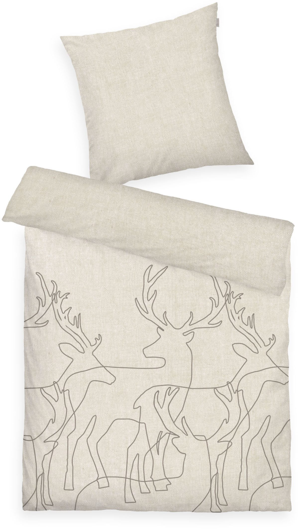 TOM TAILOR HOME Wendebettwäsche Lennart in Gr. 135x200, 155x220 oder 200x200 cm, ideal für Weihnachten, Flanell, 2 teilig, Flanell …
