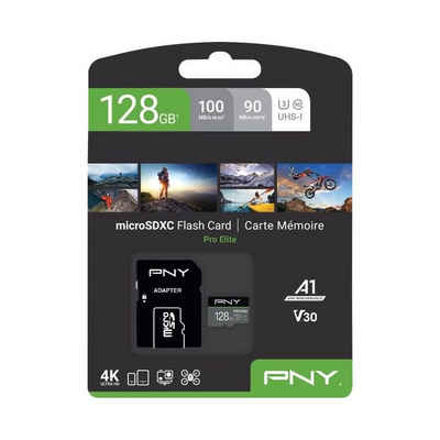 PNY »PRO Elite microSDXC UHS I U3 A1 V30 CL10« Speicherkarte