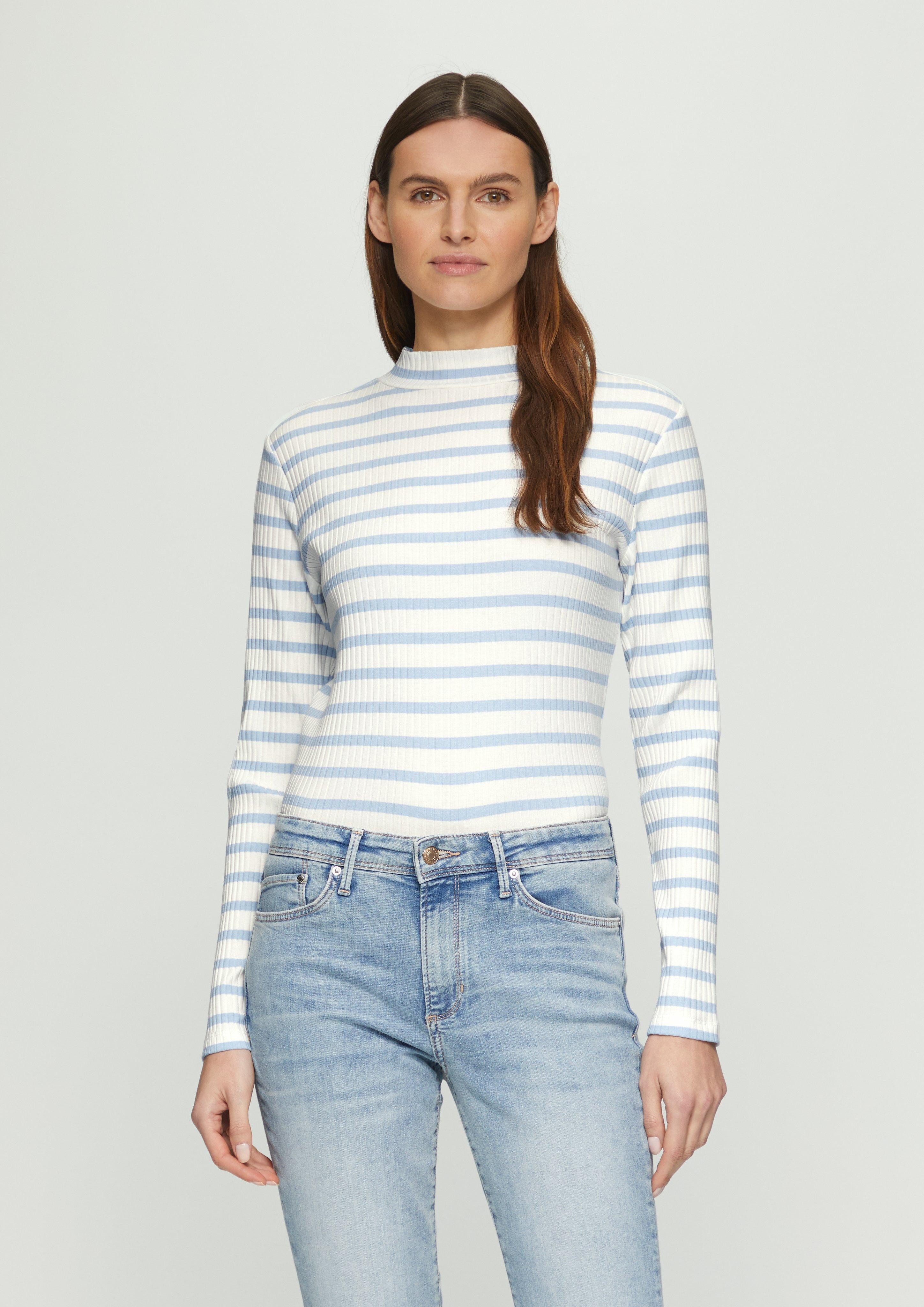 s.Oliver Langarmshirt Langarmshirt mit Rippstruktur und günstig online kaufen