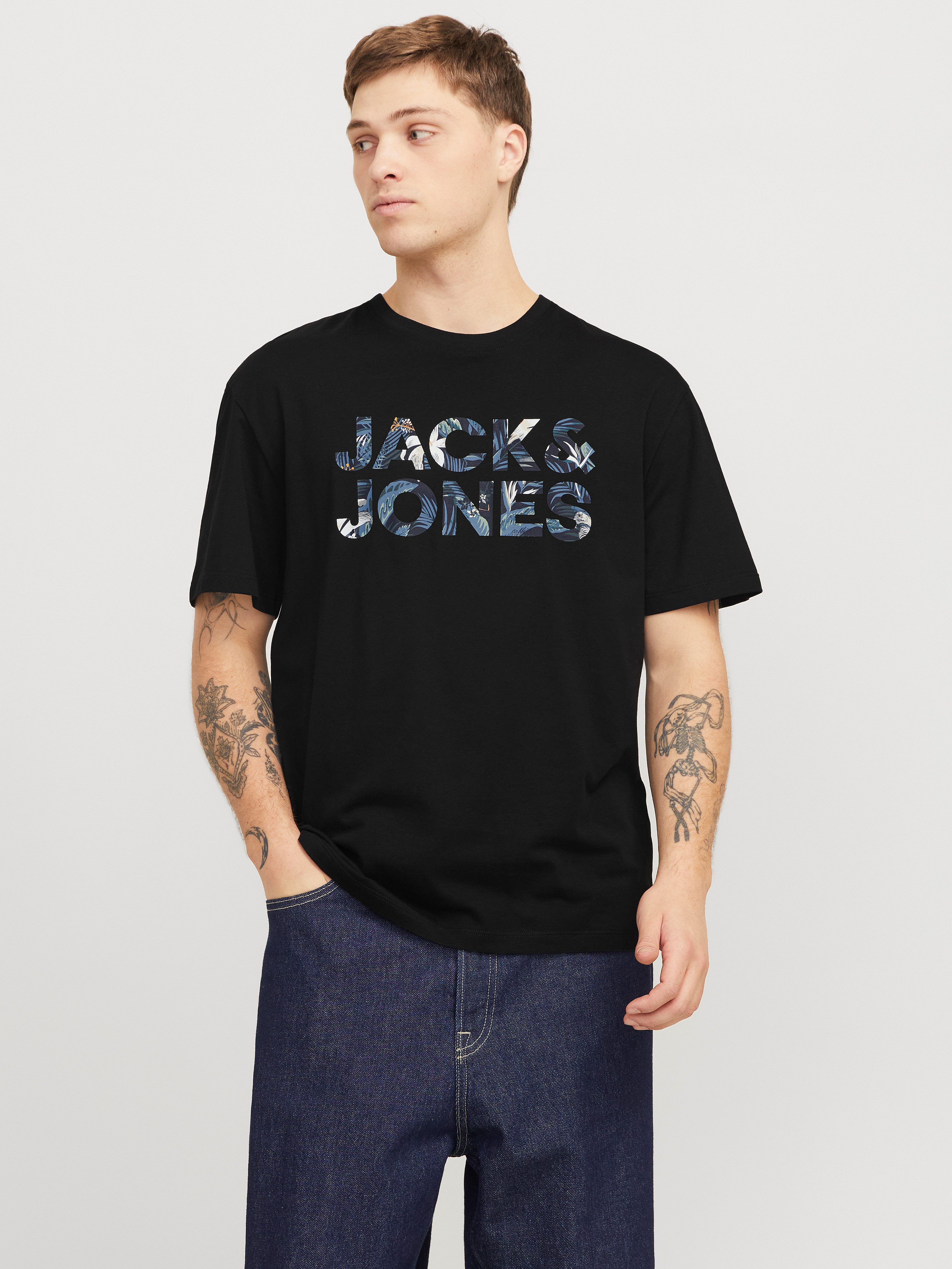 Rundhalsshirt JJEBRYAN CORP LOGO TEE SS O-NECK NOOS
