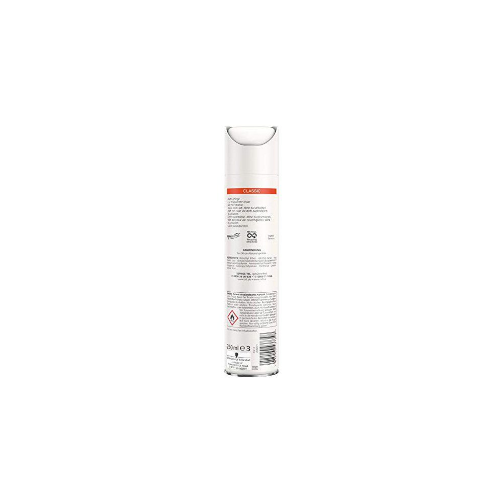Taft Haarspray Taft Haarspray Classic Halt & Pflege Halt 2, 250 ml