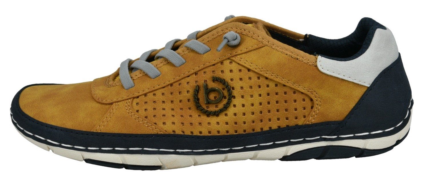 bugatti Slip-On Sneaker mit Logoverzierung gelb