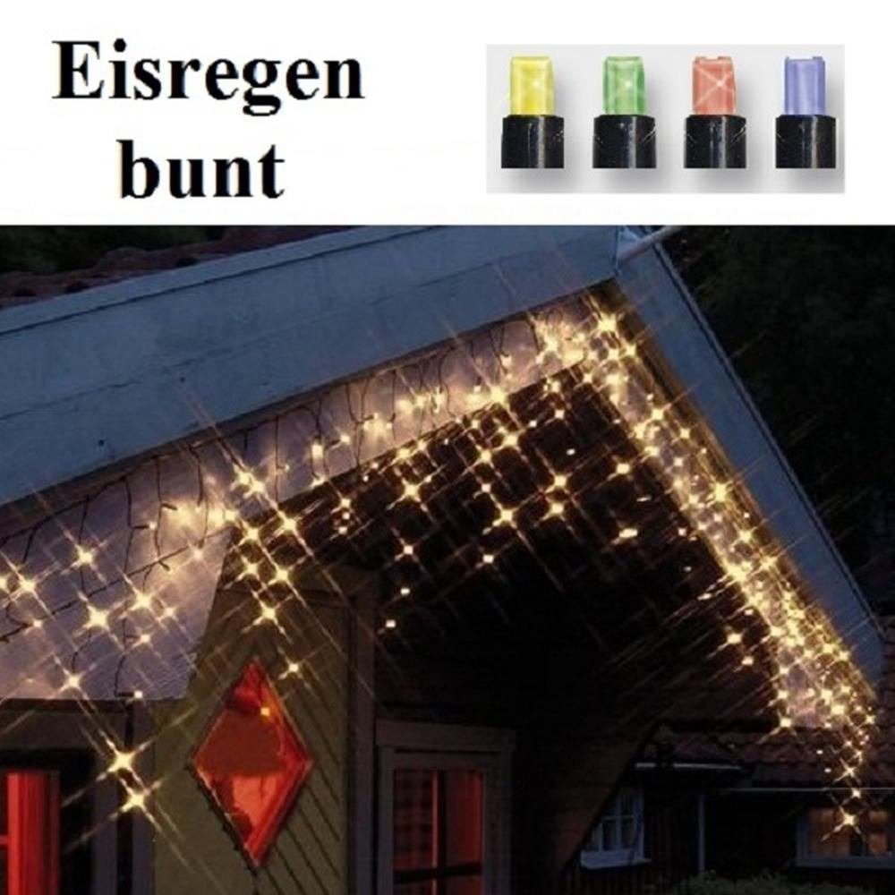 STAR LEDLichterkette 49851 LED Eisregen Lichterkette 144er bunt