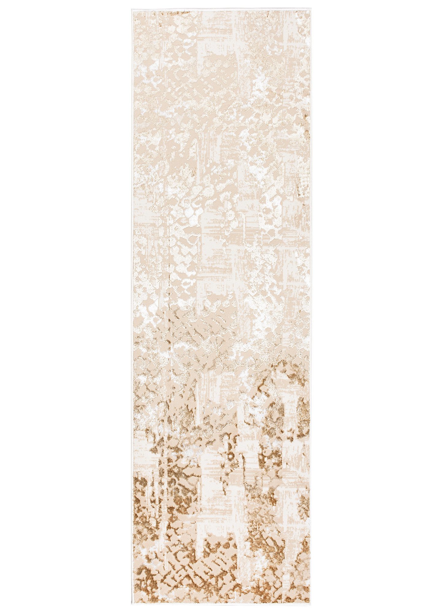 Tapiso Läufer CRYSTAL, rechteckig, Höhe: 8 mm, Kurzflor Flurläufer Schimmereffekt, pflegeleicht, Meterware