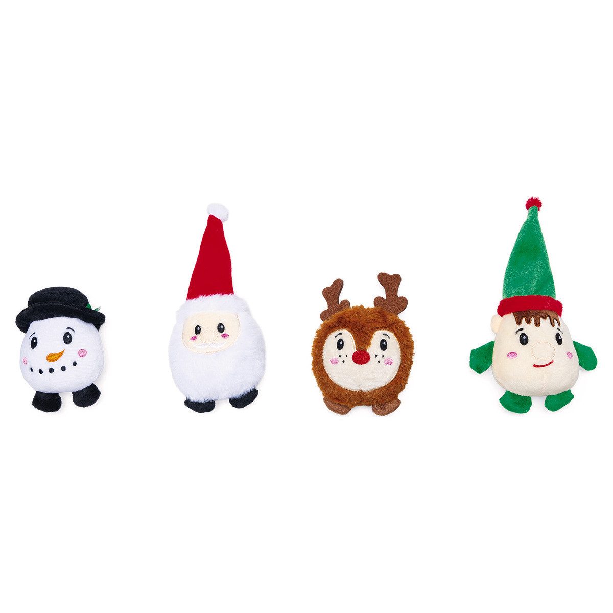 Beeztees Tierkuscheltier Beeztees Xmas Kuscheltier Figuren - 9 cm