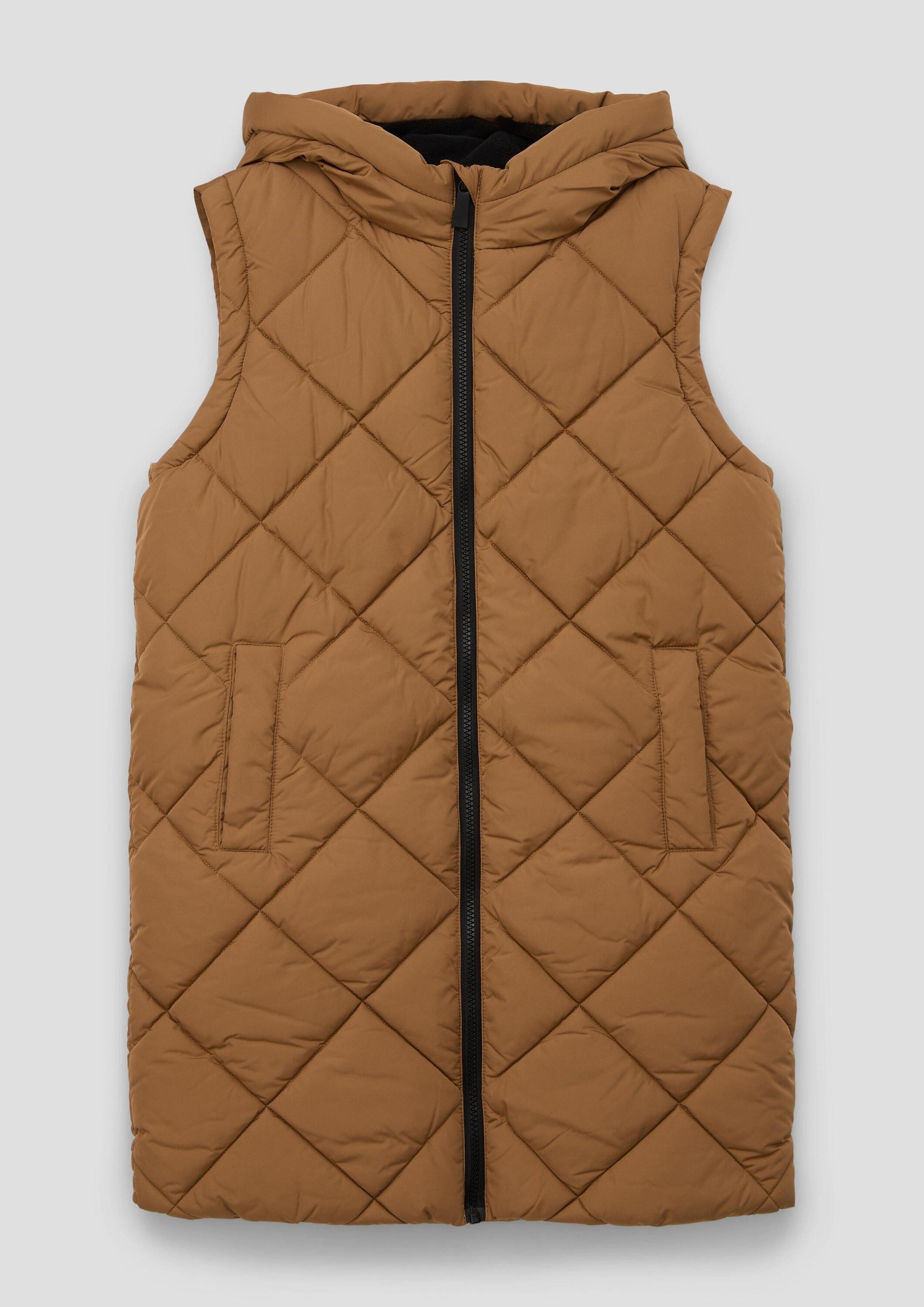 s.Oliver Outdoorjacke Outdoor-Weste Ärmellose Steppweste