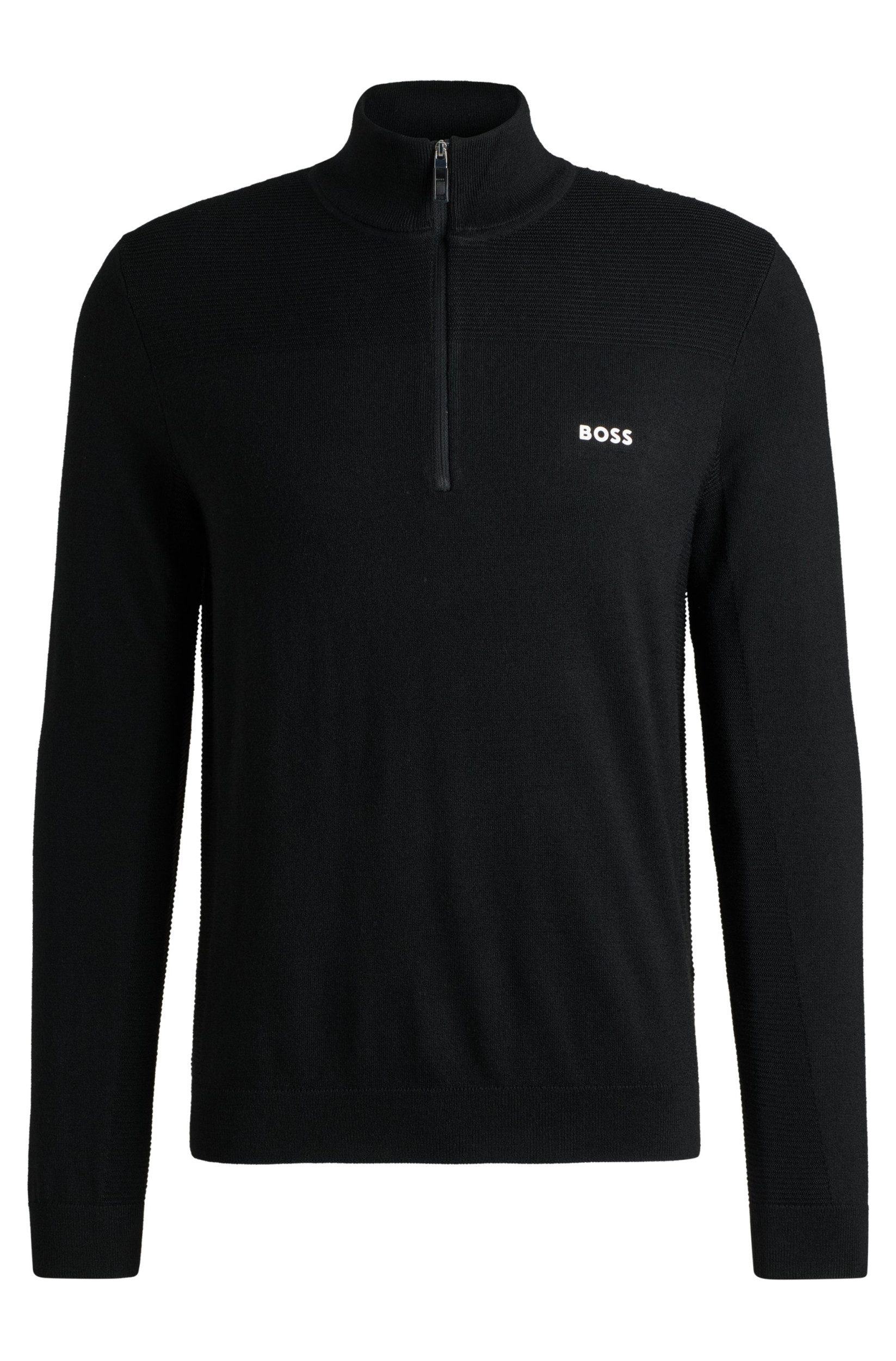 BOSS GREEN Troyer Troyer aus Dry-Flex-Gewebe - Gerade