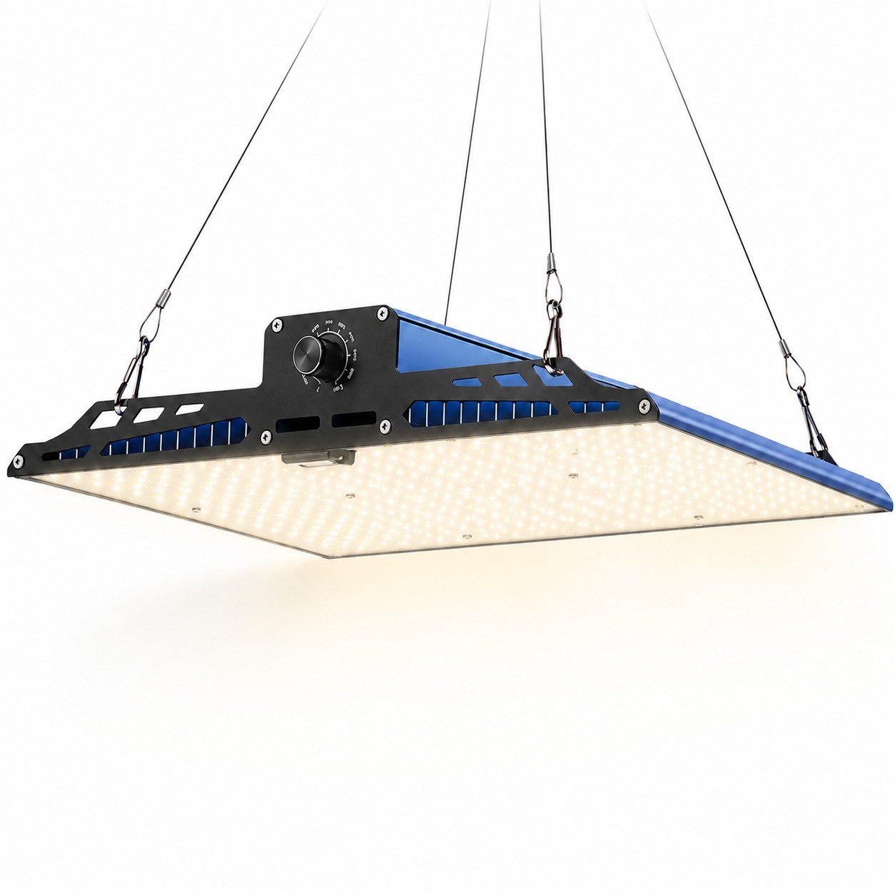 Tekoo Pflanzenlampe LED Pflanzenlampe 120W Vollspektrum Dimmbar, Samsung Chips, Lautlos, LED, Fest integriert, Vollspektrum, Neutralweiß, Tageslichtweiß, Vollspektrum für alle Wachstumsphasen, IP65 Wassergeschützt