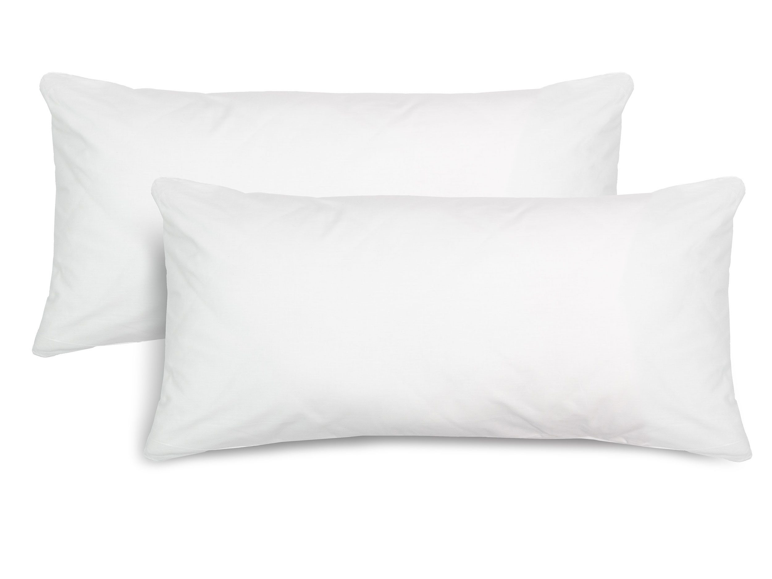 ZOLLNER Kissenbezug, (2 Stück), 40 x 80 cm, 100% Baumwolle, vom Hotelwäschespezalisten
