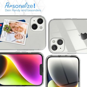 EAZY CASE Handyhülle Crystal Clear Case für Apple iPhone 14 Plus 6,7 Zoll, Schutzhülle Kameraschutz Silikonhülle Transparent Handyhülle Slimcover