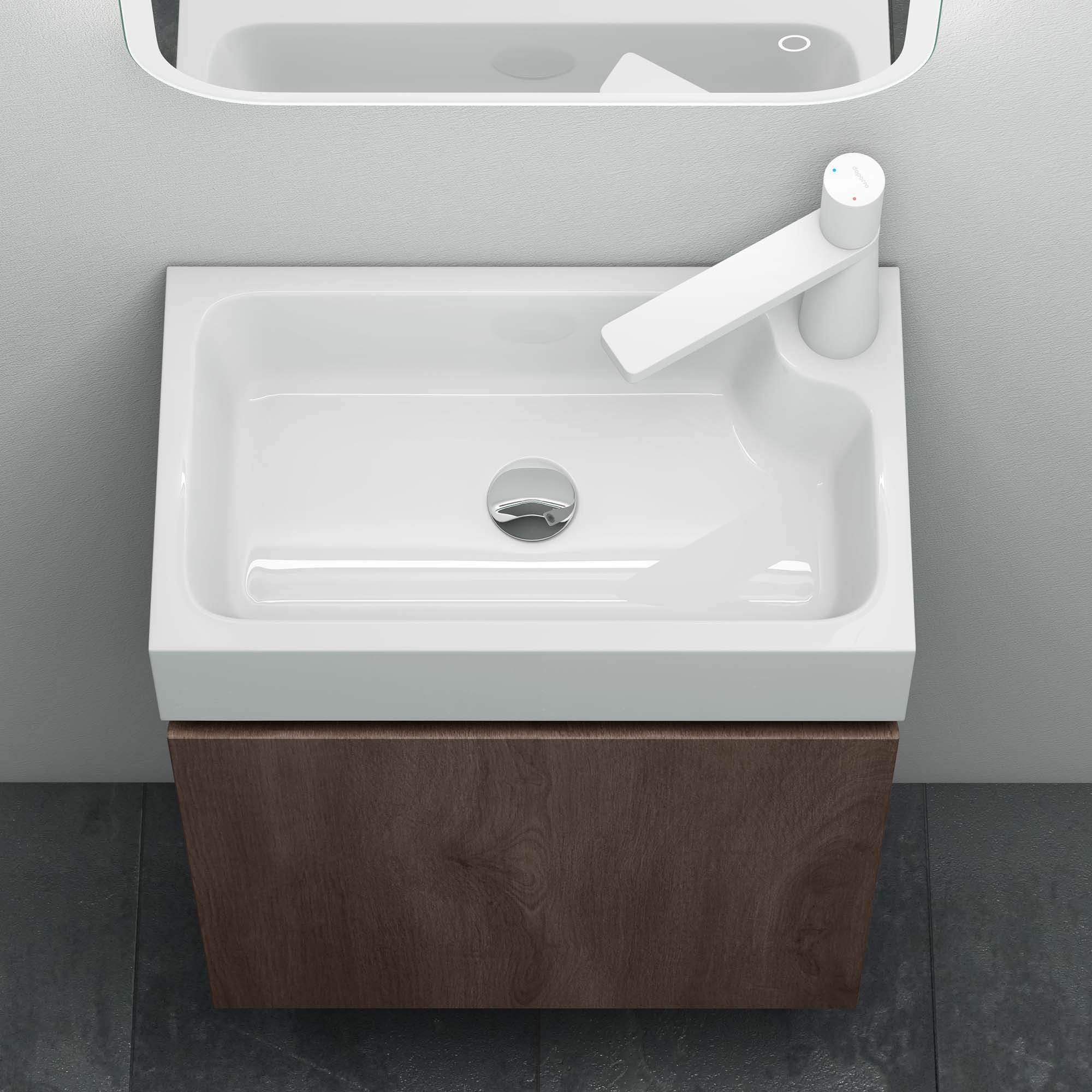 Mai & Mai Badmöbel-Set Gäste Wc Waschbeckenunterschrank Waschtisch mit Unterschrank P02 – Bild 5 von 5