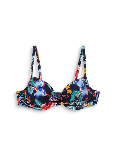 Esprit Bügel-Bikini-Top »Push-up-Top mit Blüten-Print«