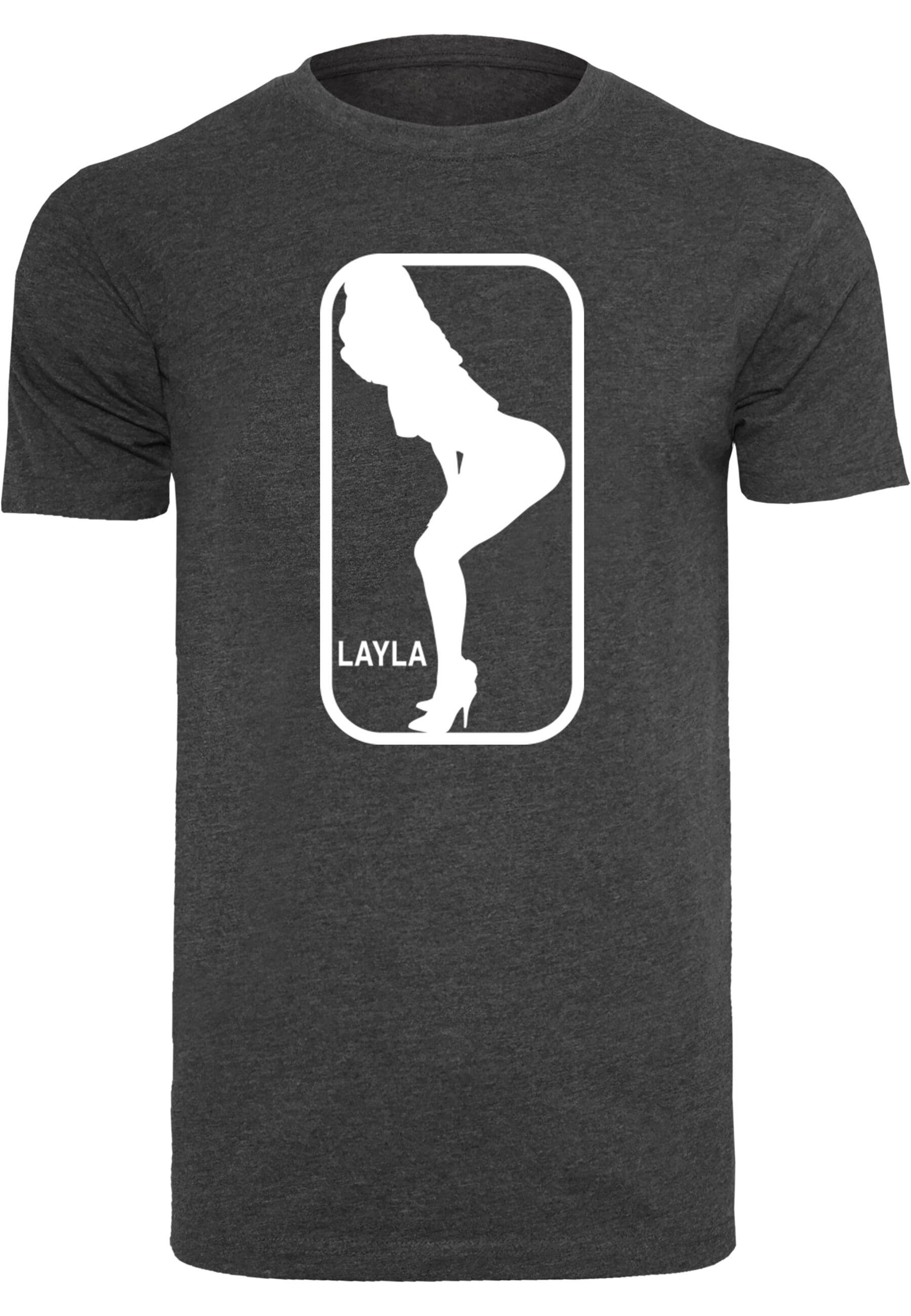 Merchcode T-Shirt Herren Layla Dance X T-Shirt (1-tlg) charcoal