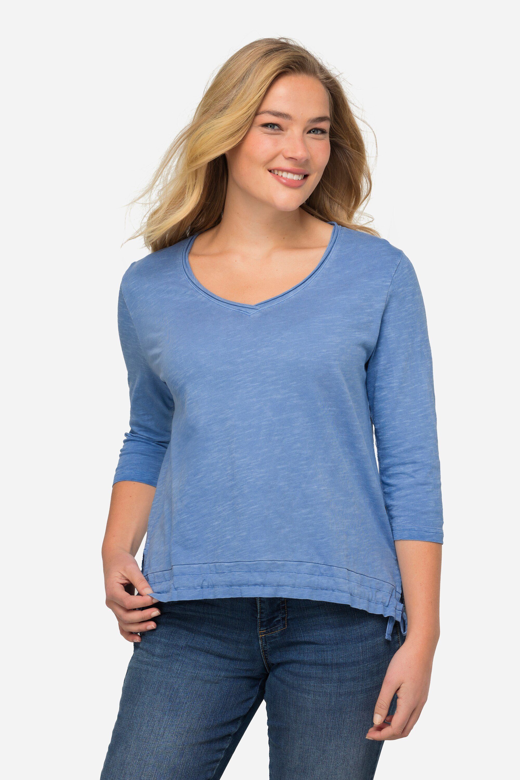 Laurasøn T-Shirt T-Shirt V-Ausschnitt Halbarm