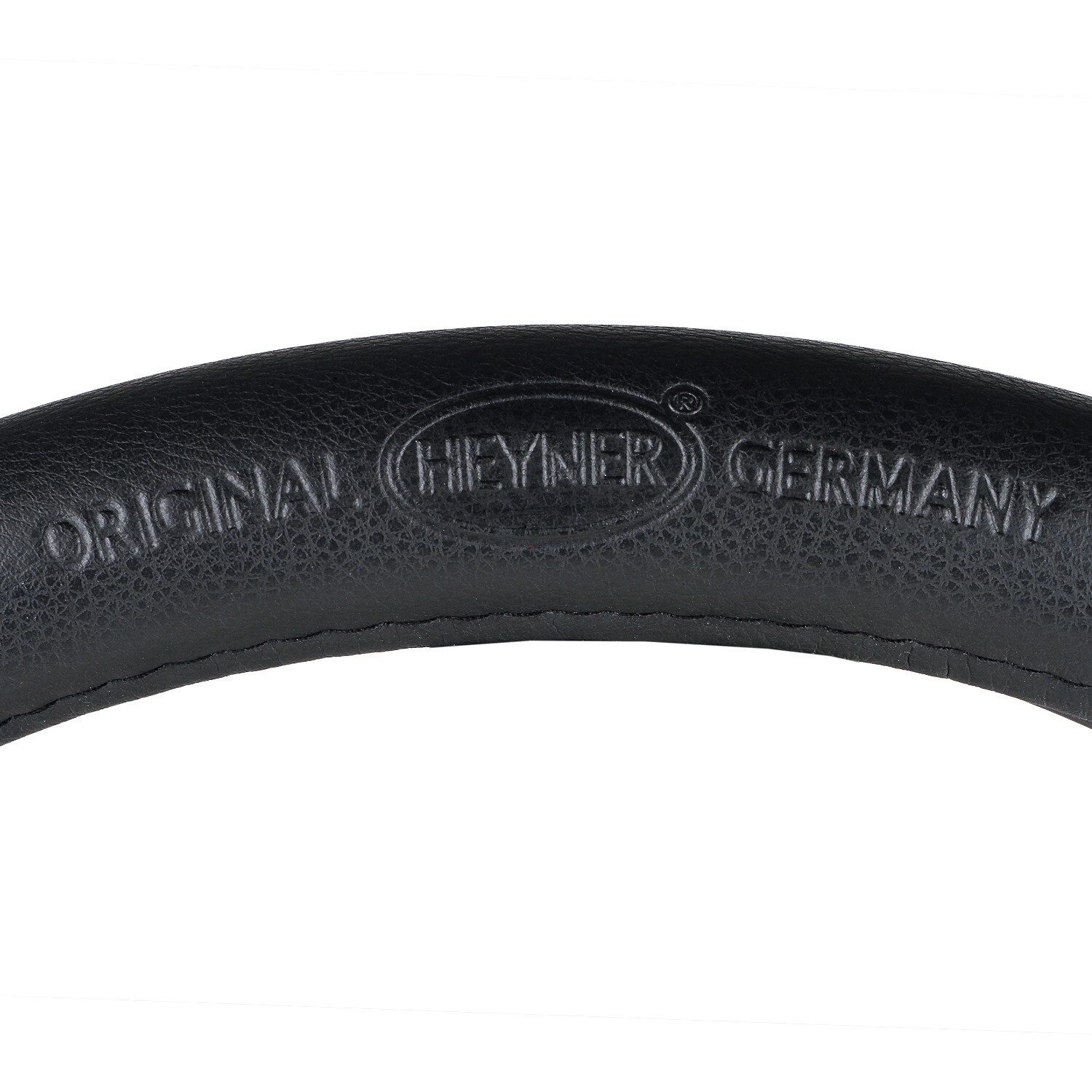 HEYNER Lenkradbezug Lenkradhülle Auto schwarz 37-39 cm elegant Lenkradschoner weich Leder, (1-tlg) – Bild 3 von 5