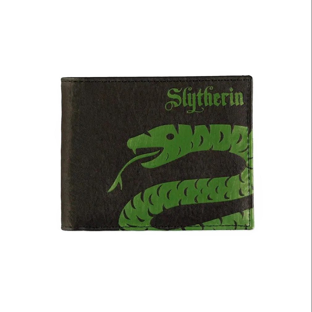 Harry Potter Geldbörse Slytherin, Snake Schlange Hogwarts Portemonnaie Geldbeutel
