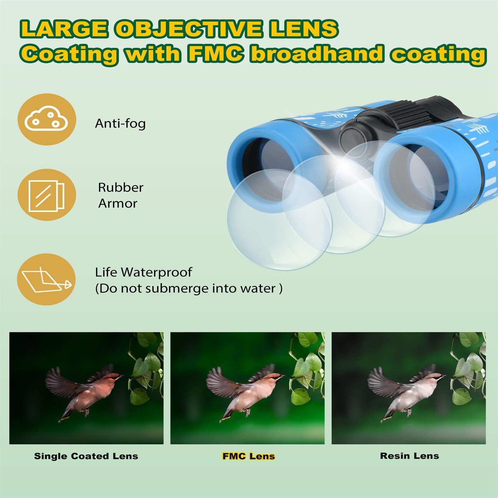 RWEUOQ Fernglas Teleskop Faltbar 4X Magnification günstig online kaufen