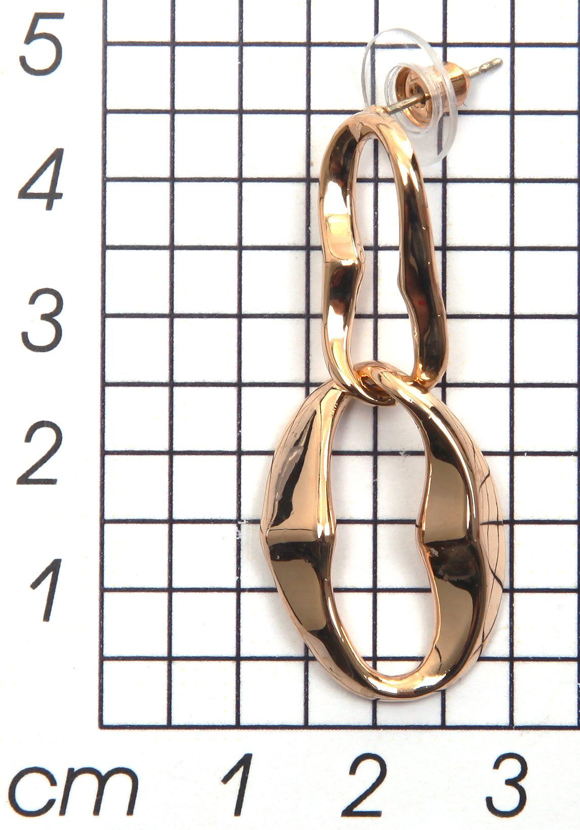 Firetti Paar Ohrhänger Ohrschmuck Gliederkette