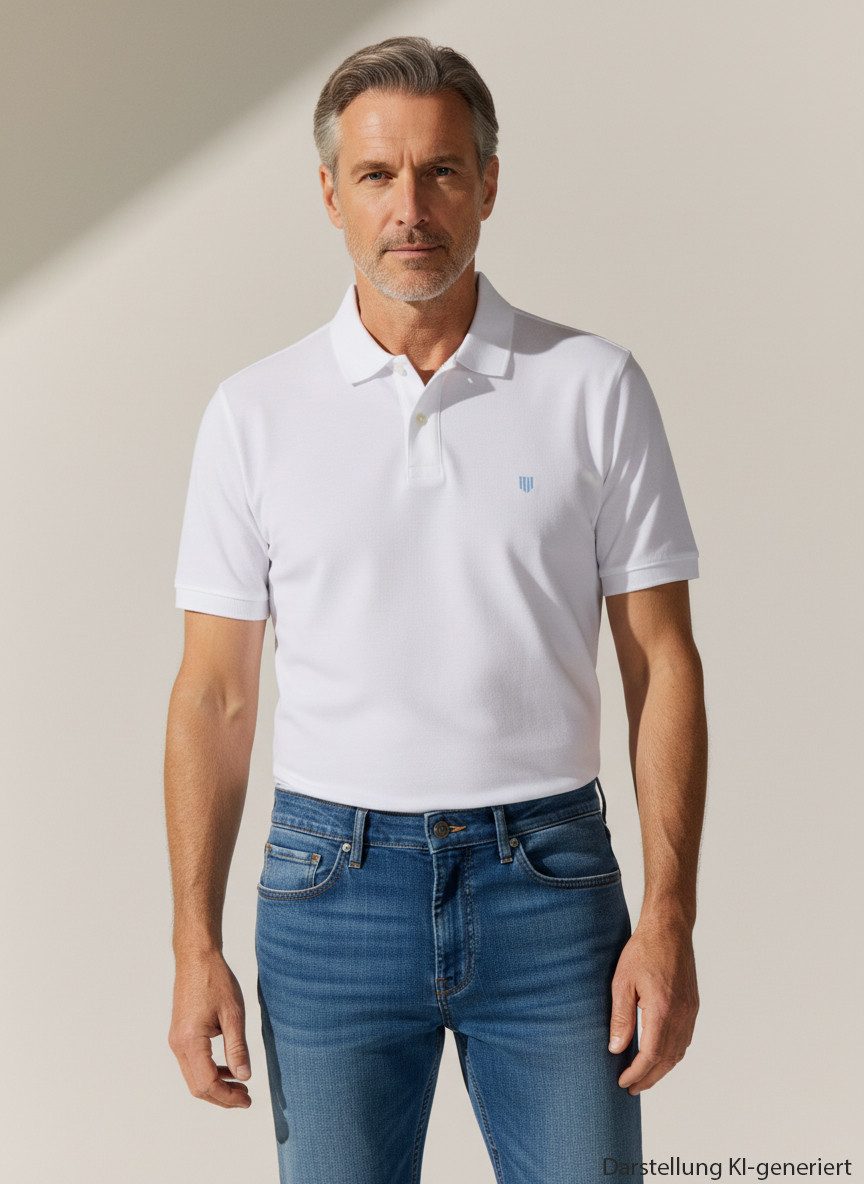 BASEFIELD Poloshirt Basic mit Cool & Dry Effekt, atmungsaktiv