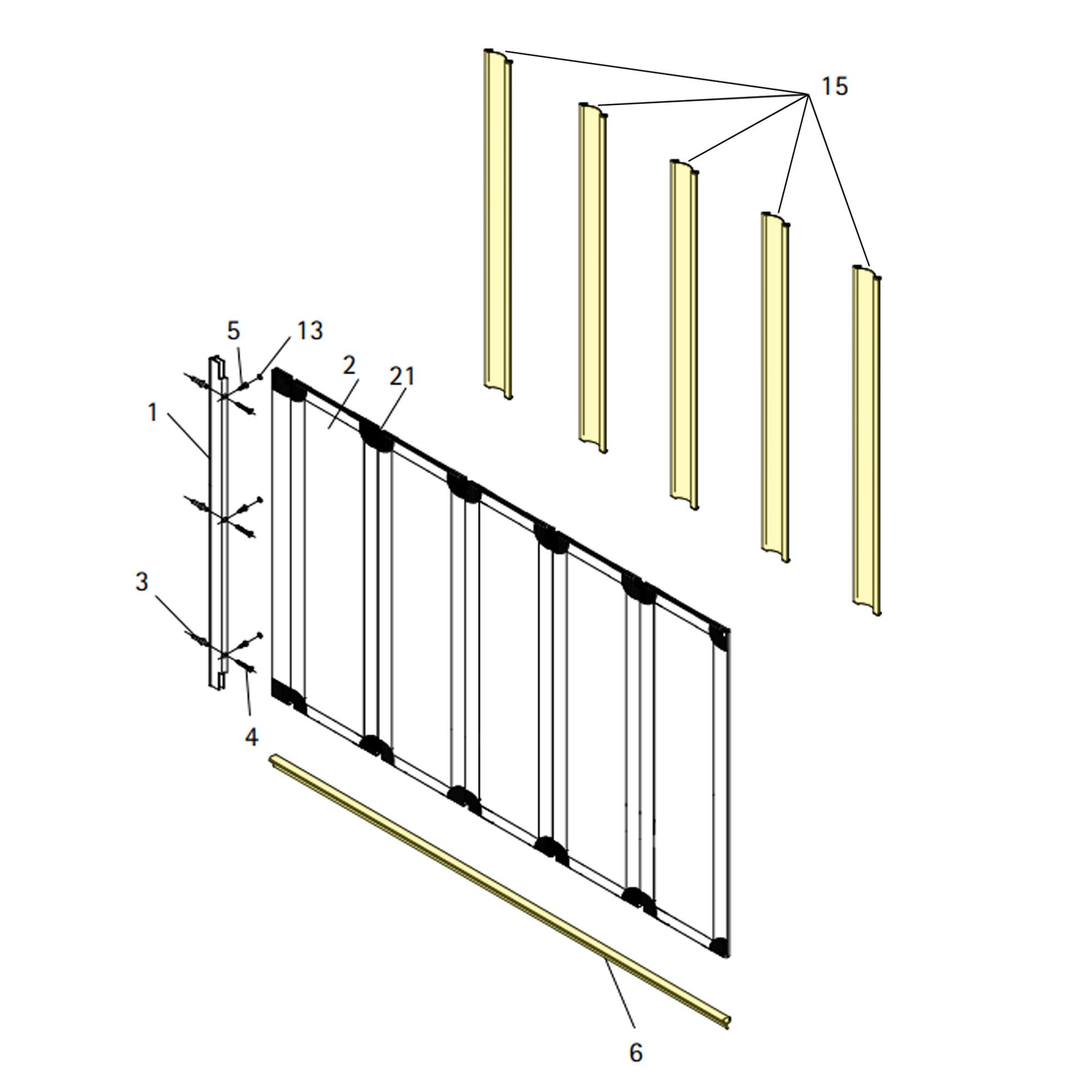 Schulte Duschdichtung Set für Schulte Badewannenaufsatz Komfort mit 3 mm starkem Glas, L: 160 cm