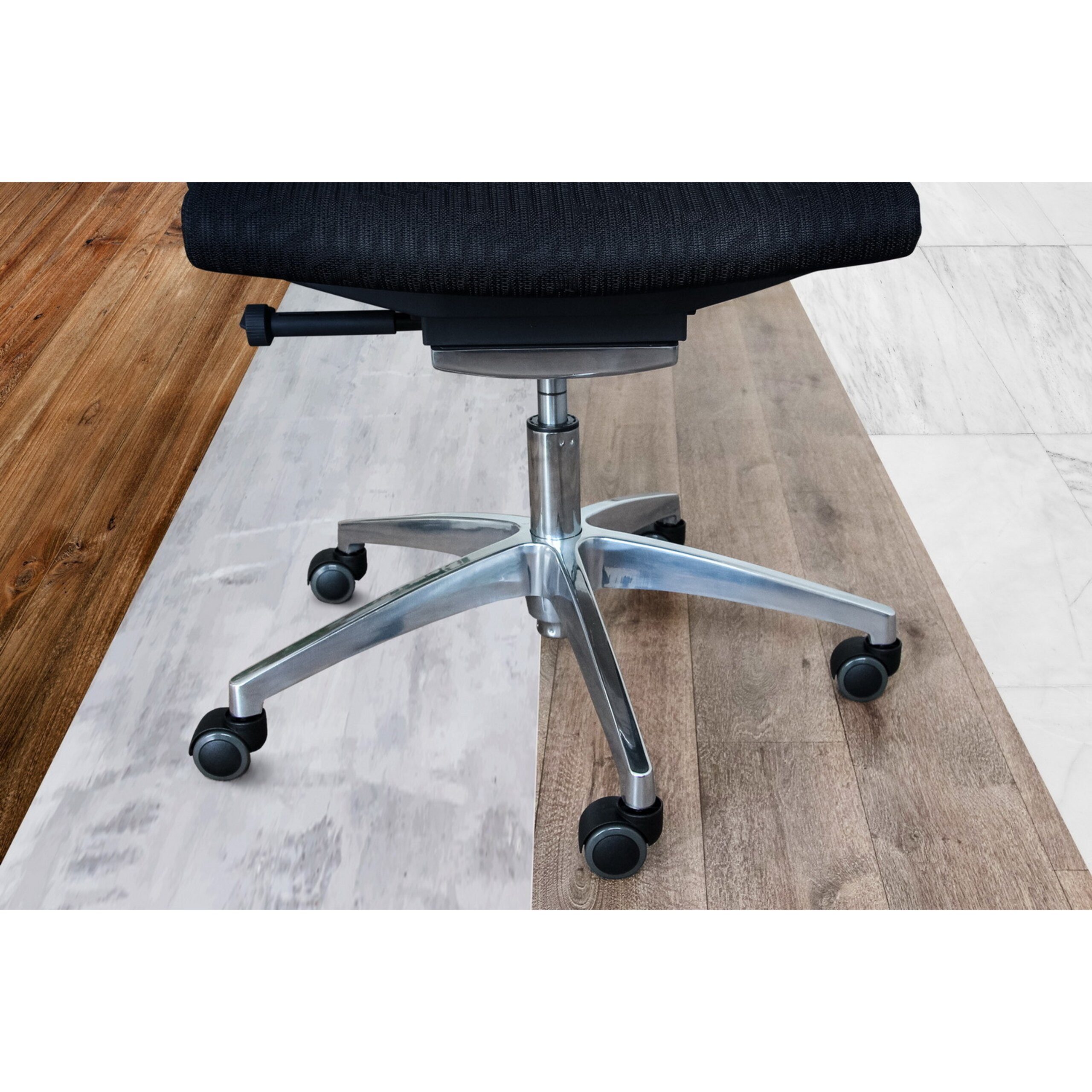 hjh OFFICE Stuhlrolle Stuhlrollen 5X Rolo 11Mm/50Mm Metall, Kunststoff, (5er Pack), Hartbodenrollen Bürostuhl, Rollen für Schreibtischstuhl