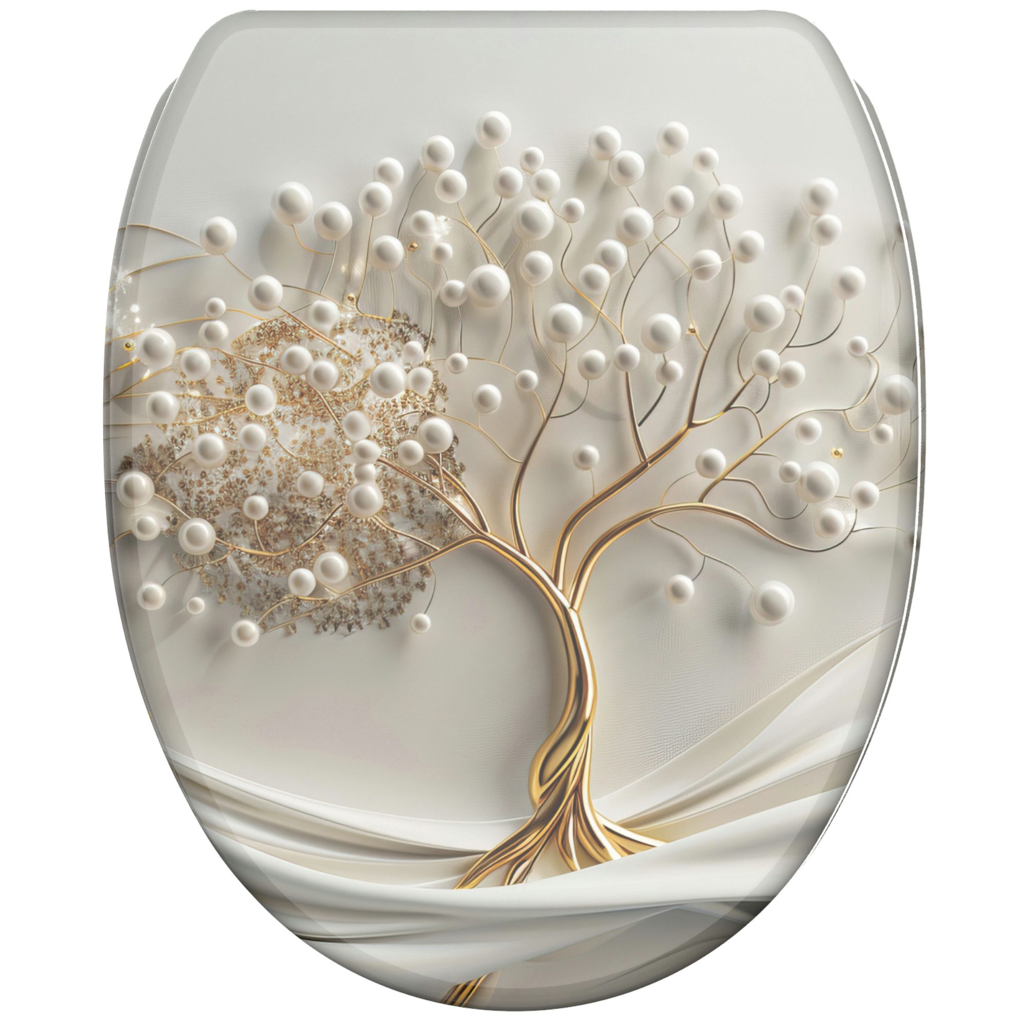 Sanilo WC-Sitz Tree of Life, hochwertig, abnehmbar, leichte Montage von obe günstig online kaufen