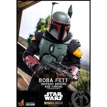 Hot Toys Actionfigur Boba Fett (Repaint Armor) and Throne - Star Wars The Mandalorian