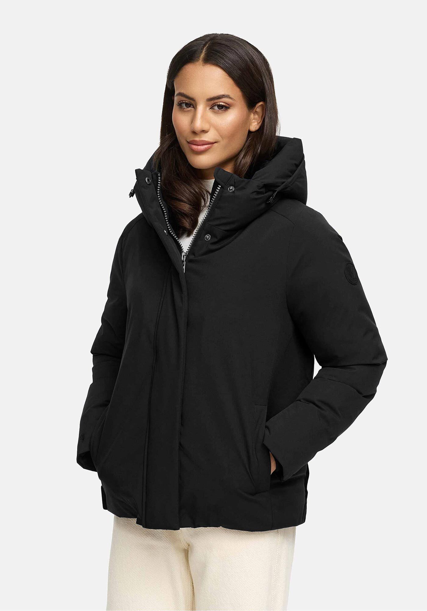 Marikoo Winterjacke Yeminaa warm für den Winter - hinten länger geschnitten