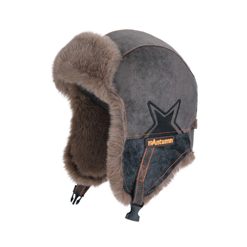 Blusmart Plüschmütze Unisex-Wintermütze (Winddicht, mit Fleece gefüttert und verstärkt, Warme, winddichte Outdoor-Ohrenschützer für kaltes Wetter) Für den täglichen Gebrauch beim Radfahren und Skifahren